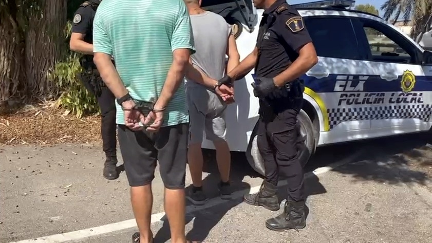Detenidos dos hombres en Torrellano por tráfico de drogas