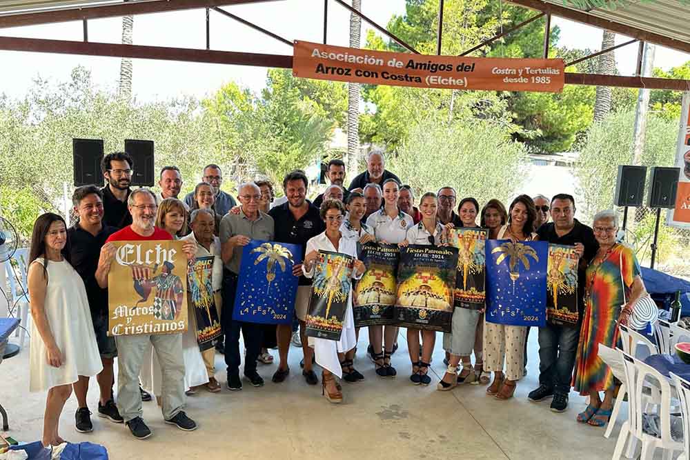 Asociación de Amigos del Arroz con Costra celebra comida preludio de fiestas de agosto en Elche