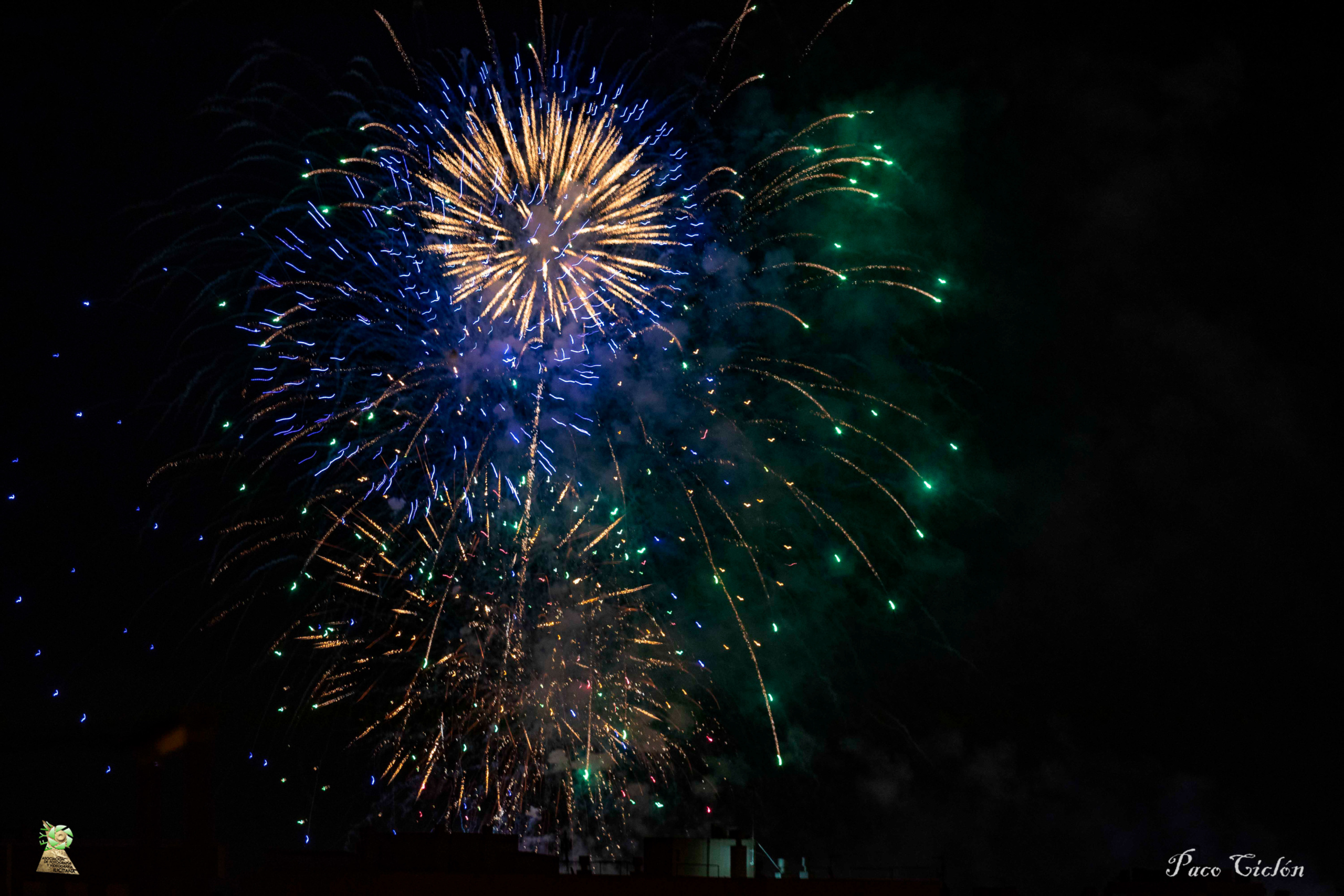 Castillo de fuegos artificiales en Elche