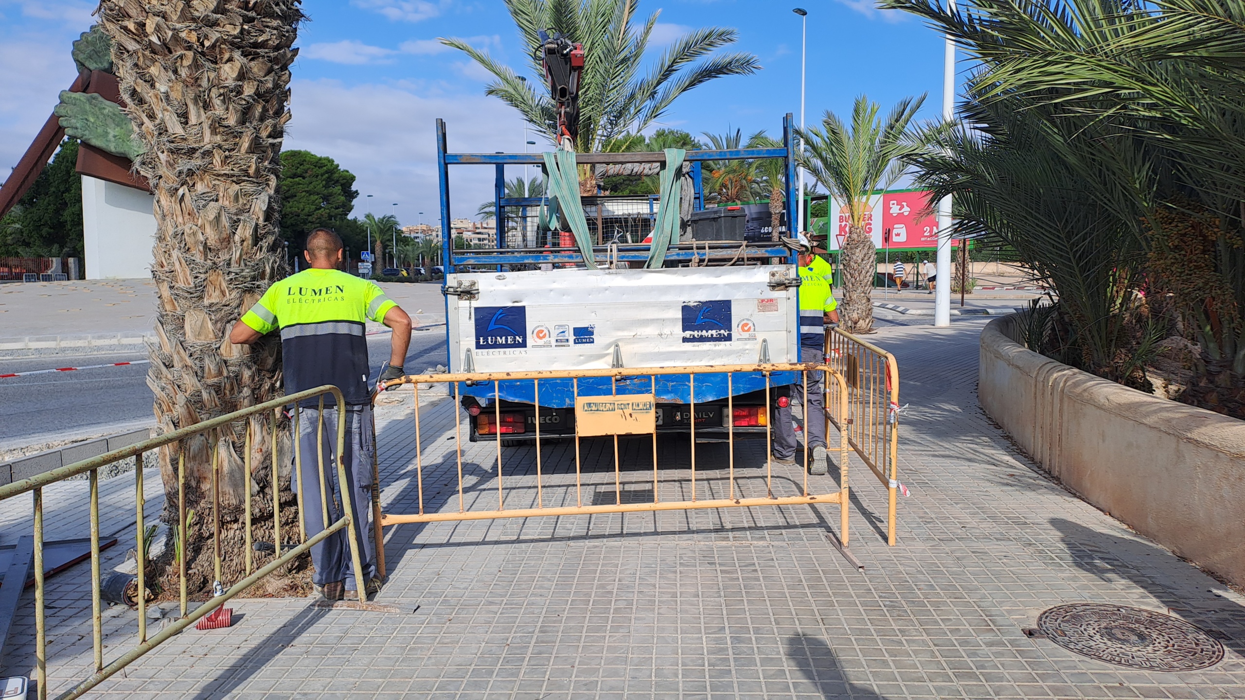 Avance del anillo ciclista en la Avenida de la Universidad