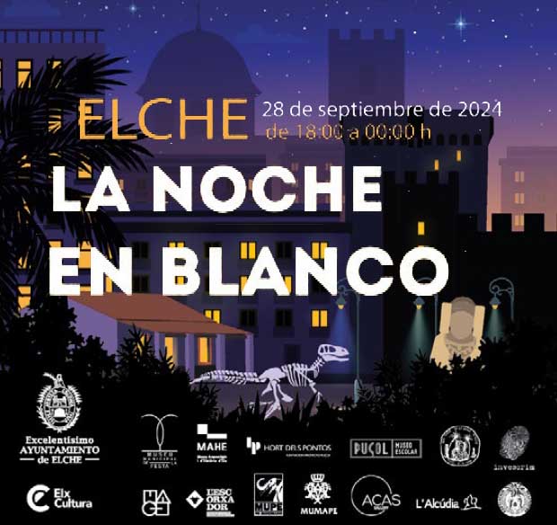 Noche en Blanco en museos y espacios culturales de Elche