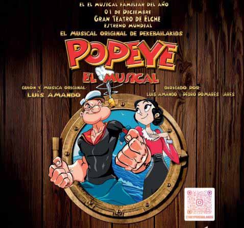 Popeye - El Musical estreno mundial en Elche