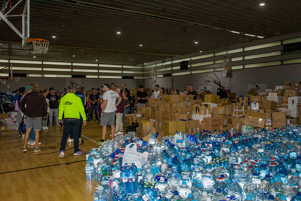 solidaridad de Elche con Valencia DANA