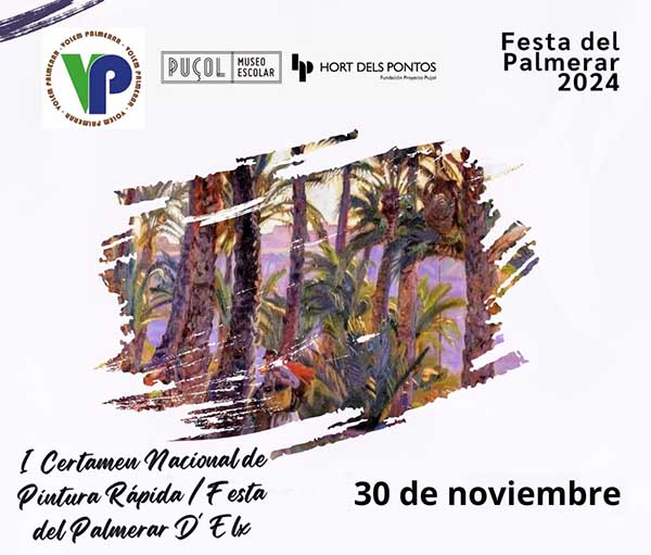 Certamen Nacional de Pintura Rápida Palmeral de Elche