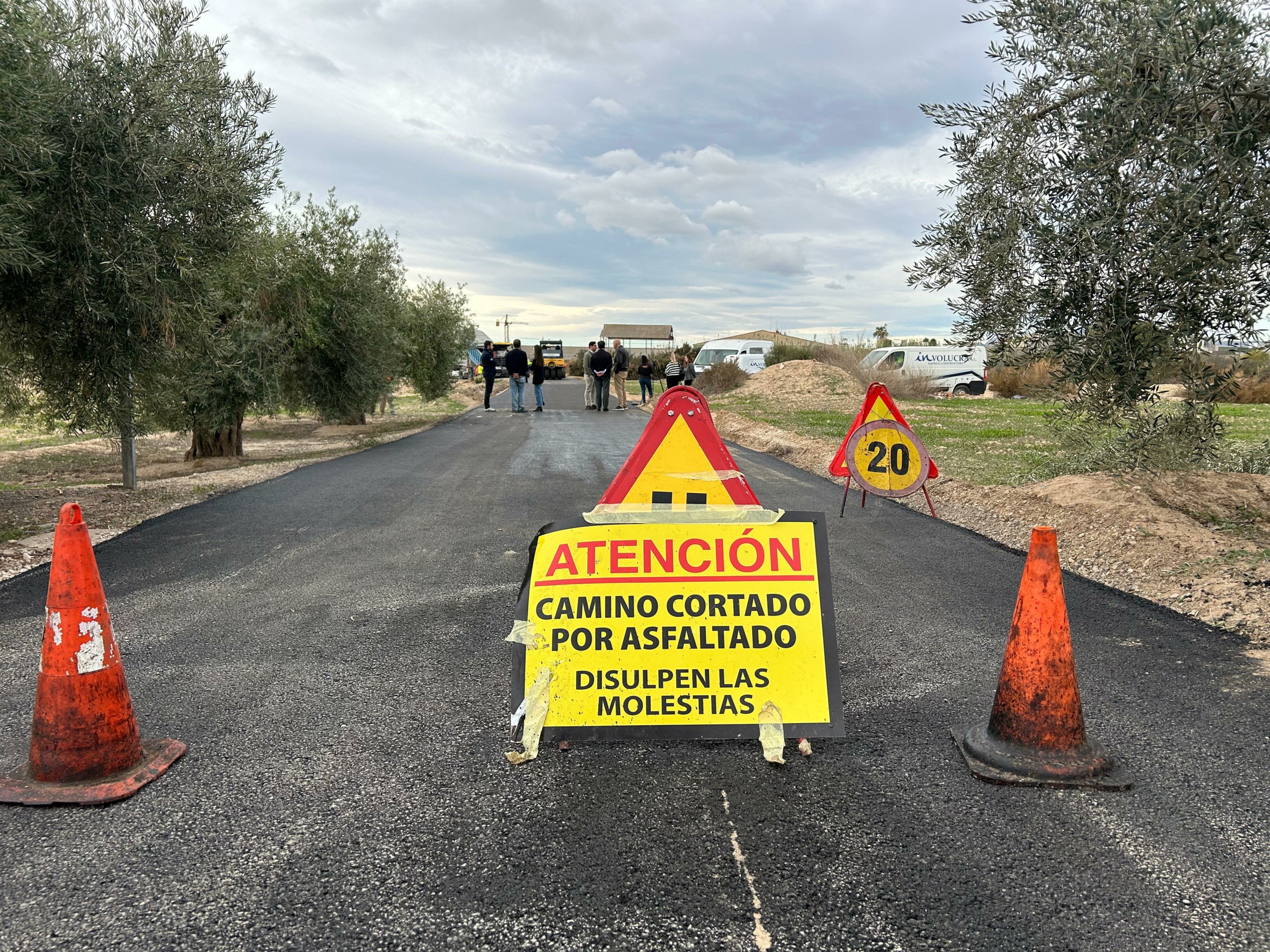 Asfaltado en caminos rurales del Camp d’Elx