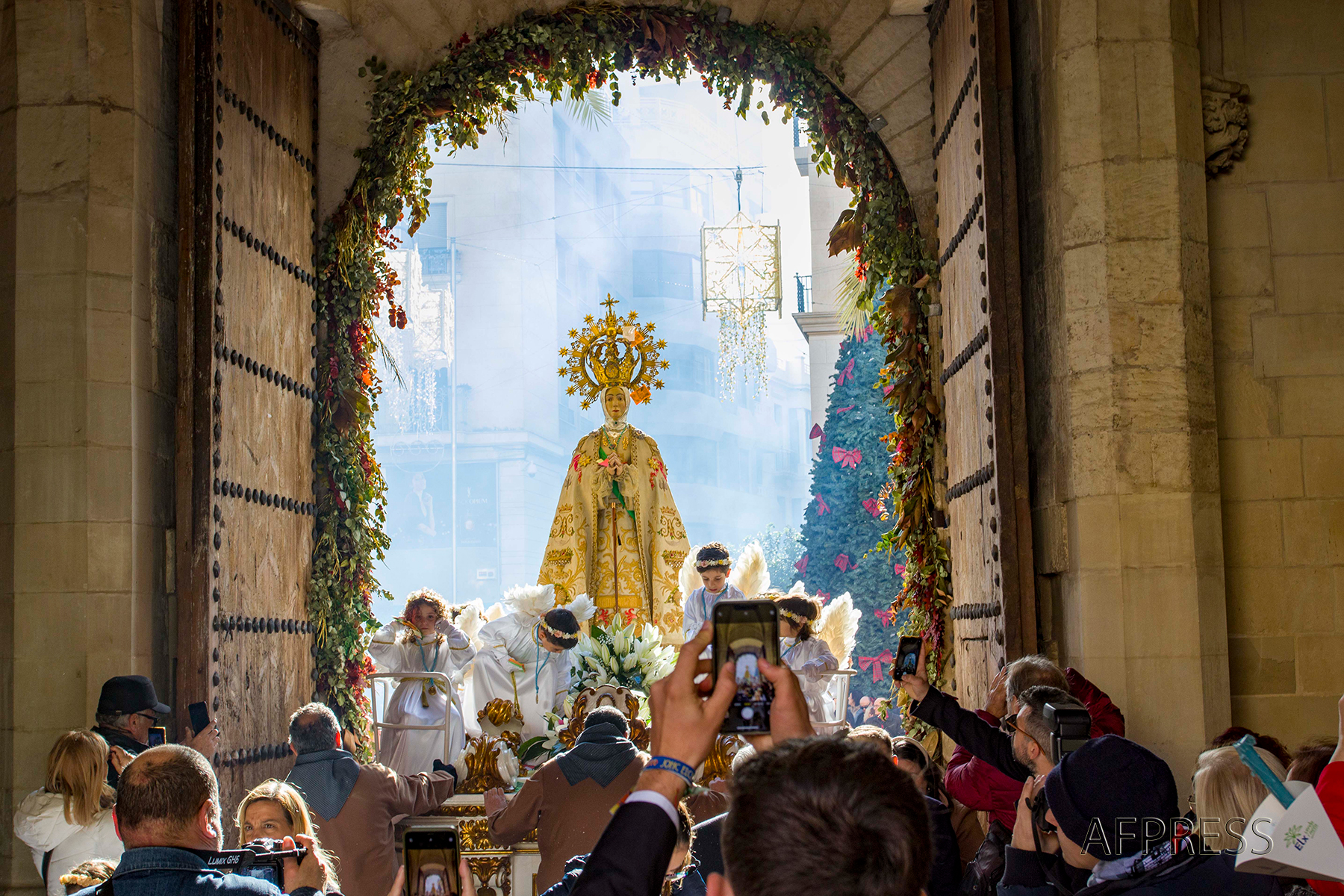 Procesión de la Venida de la Virgen en Elche