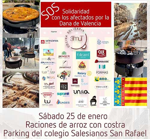 arroz con costra solidario en Elche