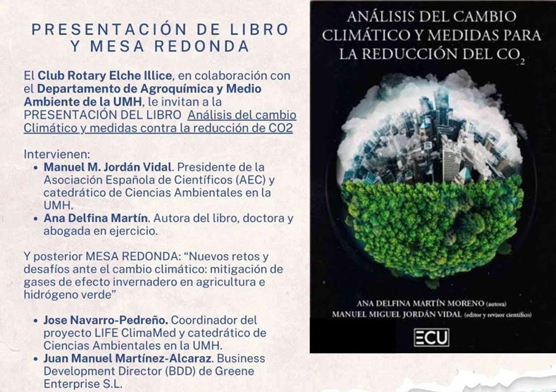 presentación del libro Análisis del cambio climático en la UMH