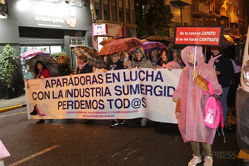 Manifestación 8M en Elche