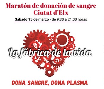 Maratón de Donación de Sangre Ciutat d’Elx