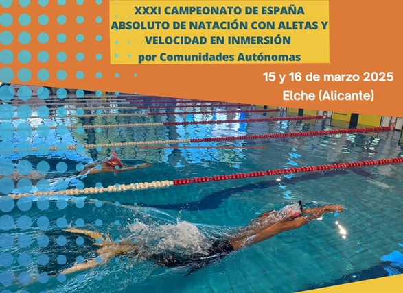 XXXI Campeonato Absoluto de Natación con Aletas en Elche